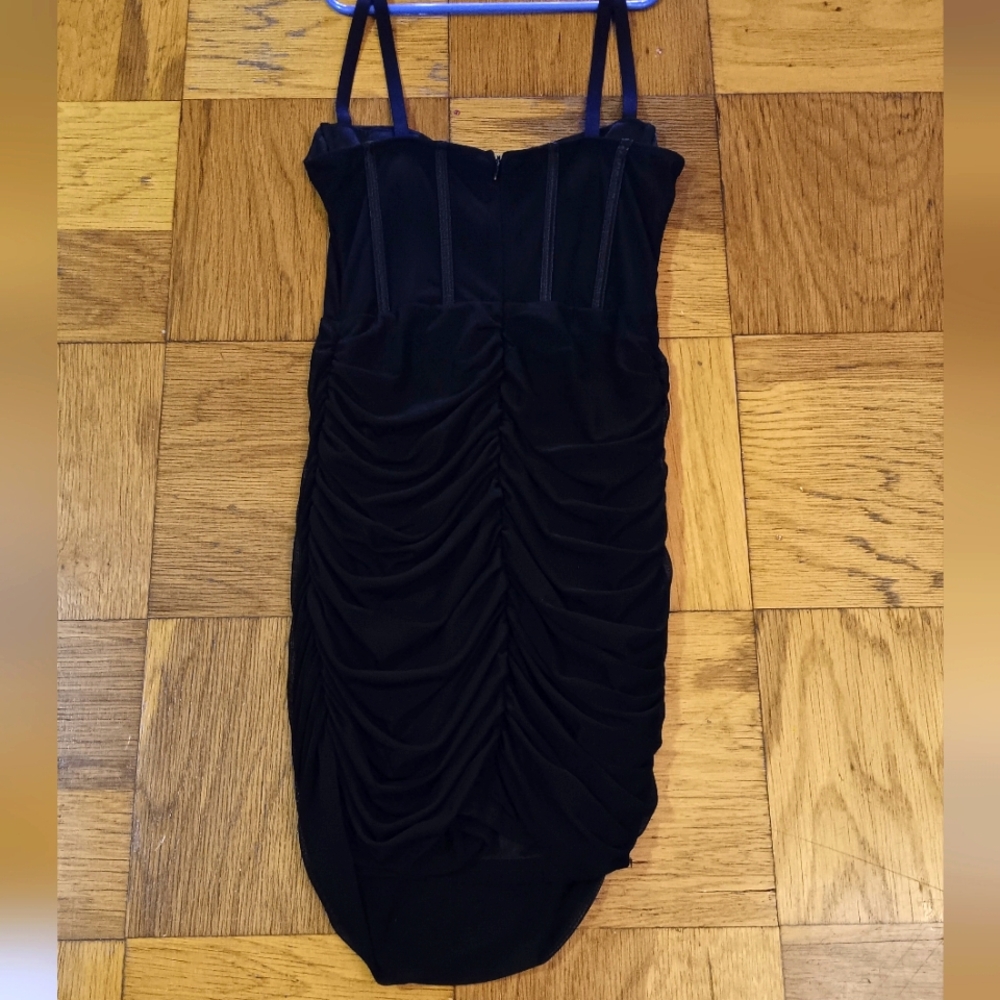 Rosedress Stylish Black Ruched Dress